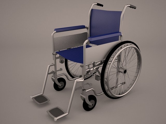 Wheelchair 3D Model