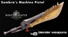 Jawblade Monter Hunter 3D Model