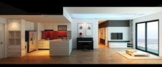 Apartment Interior 3D Model