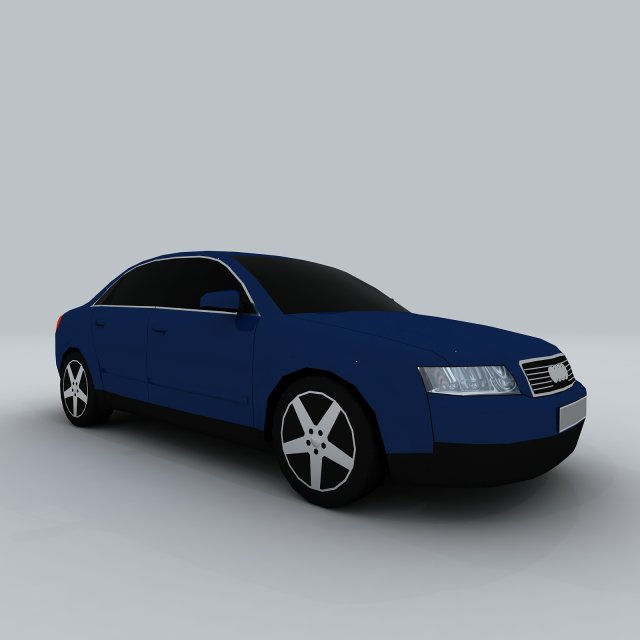 Vehicle – Audi car 16 3D Model