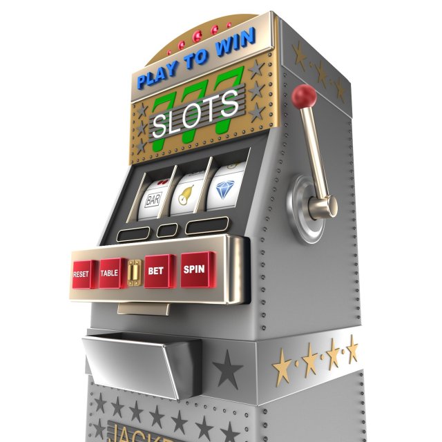 A slot machine gamble machine 3D Model