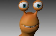Cartoon snail 3D Model