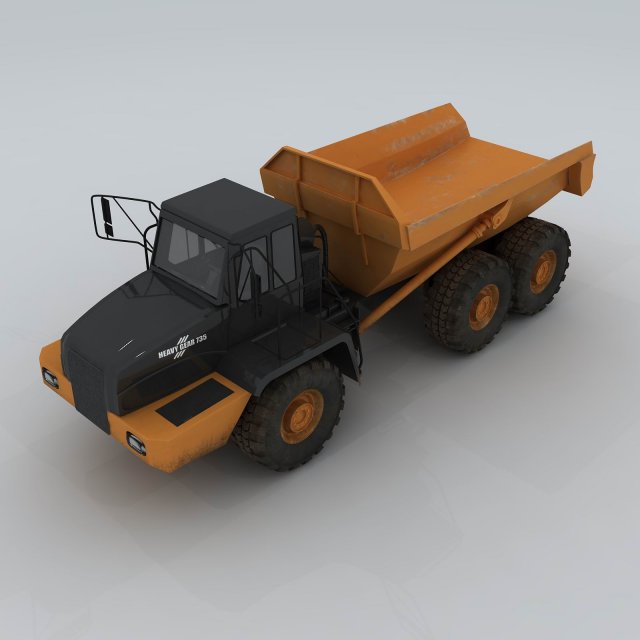 Transportation – Engineering dumpers 02 3D Model