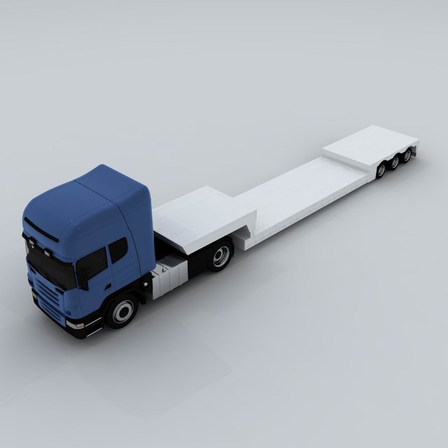 Transportation truck 58519 3D Model
