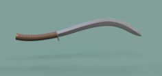 Sword of WKabi from movie Black Panther 3D Model