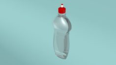 Dish Soap Plastic Container Free 3D Model