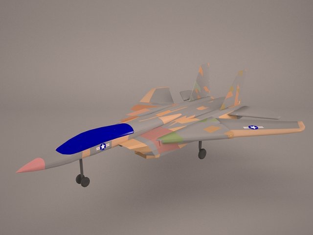 F14 Tomcat 3D Model