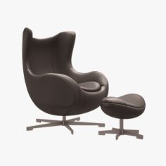 Arne Jacobsen Egg Chair 3D Model