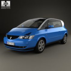Renault Avantime 2001 3D Model