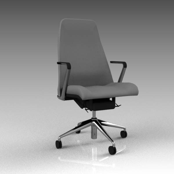 Taper task chair 3D Model