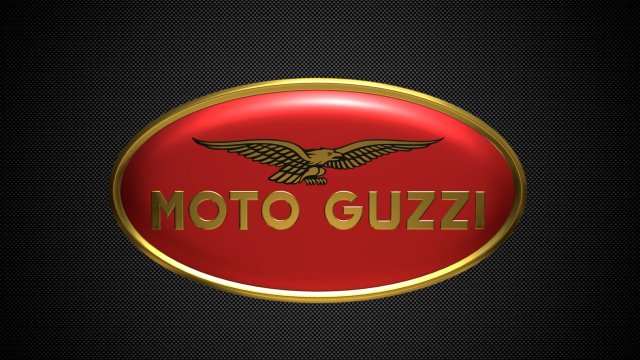 Moto guzzi logo 2 3D Model