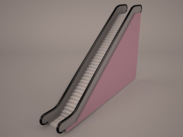 Escalator 3D Model