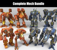 Complete Mech Bundle 3D Model