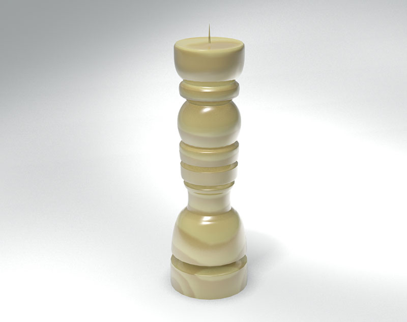Candle Stand 12 Free 3D Model