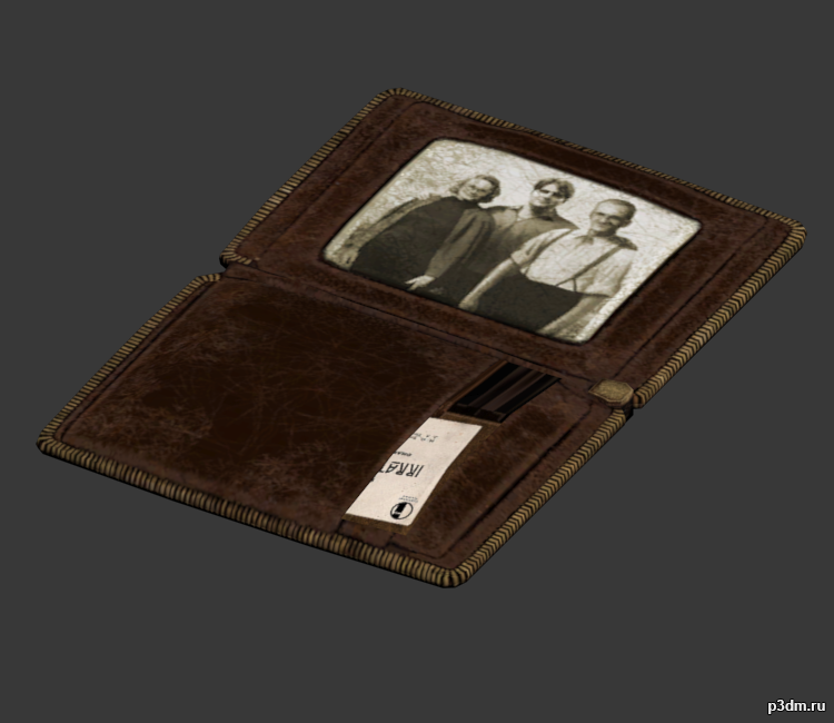Player Wallet 3D Model