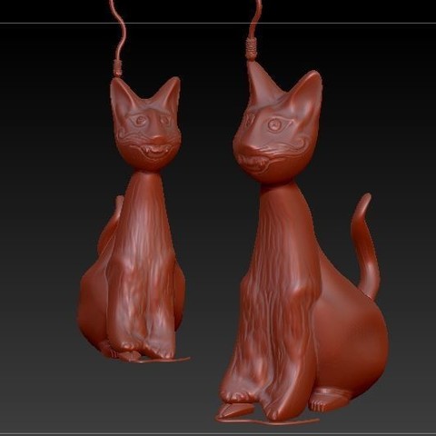 Hector, the Crazy Cat 3D Print Model