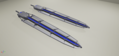 Large laser sword 3D Model