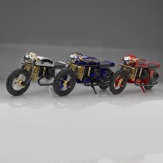 Street fighter bike 3D Model