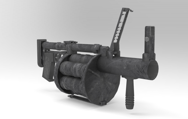 RG-6 Grenade 3D Model