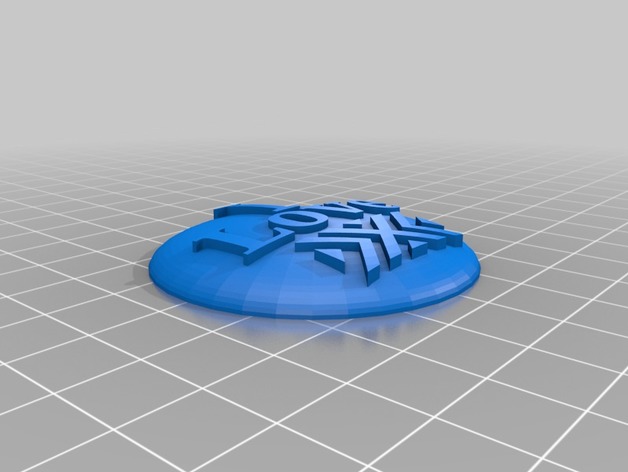 New York Excel Butten 3D Print Model