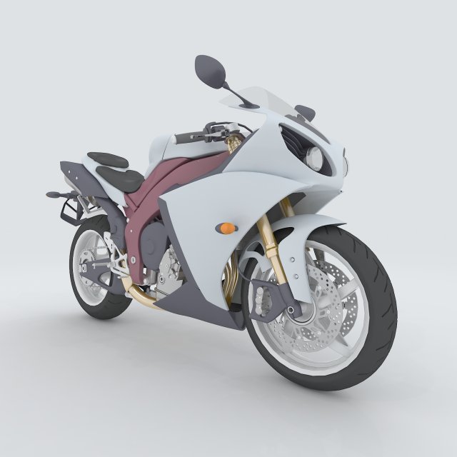 Vehicle Motorcycles 91747 3D Model