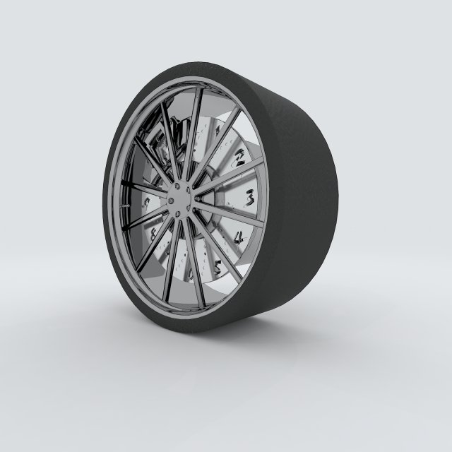 Vehicle tires 82730 3D Model