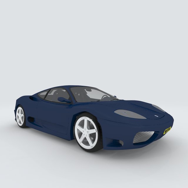 Vehicle – supercar car 16 3D Model