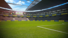 Football Soccer stadium game ready 3D Model