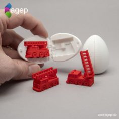 Surprise Egg #5 – Tiny Fire Truck 3D Print Model