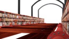 Modern Bridge Editable Free 3D Model