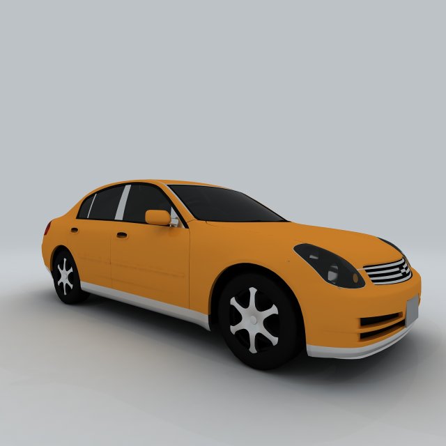 Vehicle – supercar car 64 3D Model