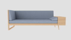 Realistic Sofa 3D Model