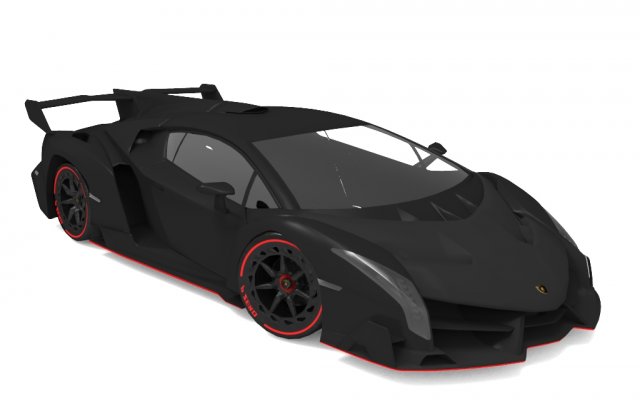 Lamborghini Veneno 3D Model