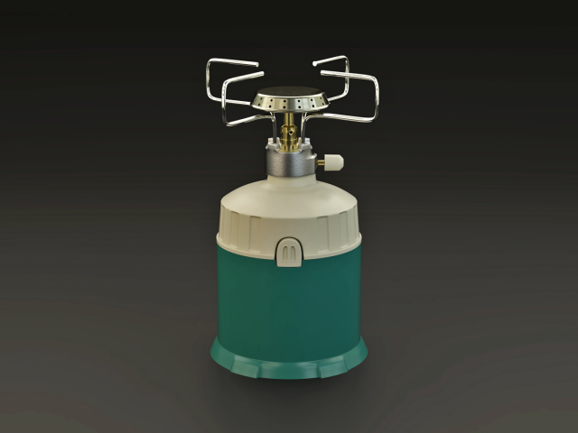 Gas burner 3D Model