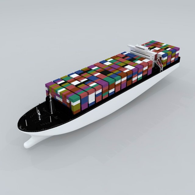 Transportation – Freighter 3D Model