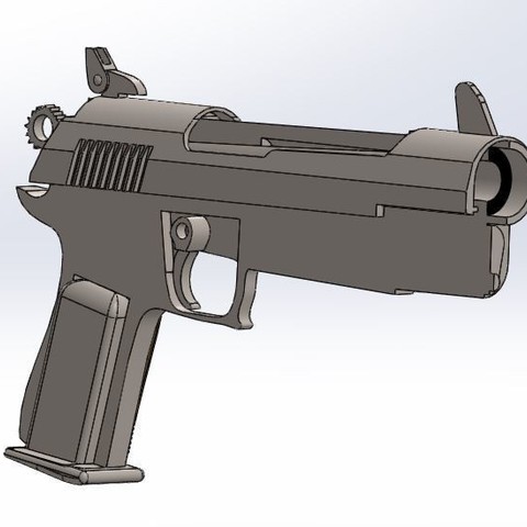 Fortnite gun pistol in parts 3D Print Model
