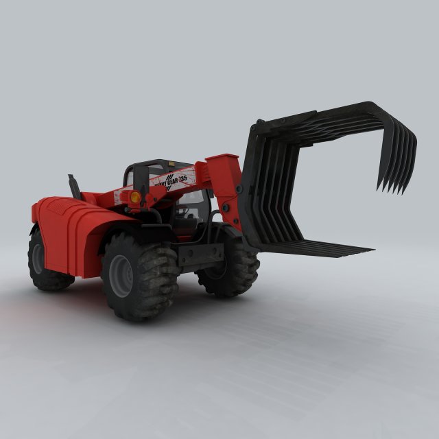 Vehicle – grab straw machine 3D Model