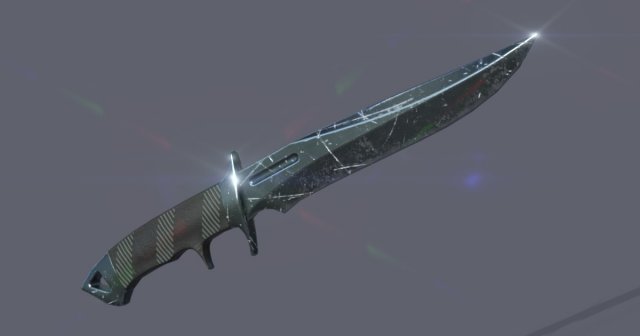 Tactical Knife Free 3D Model