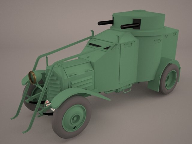 Lancia-Ansaldo L1ZM 3D Model