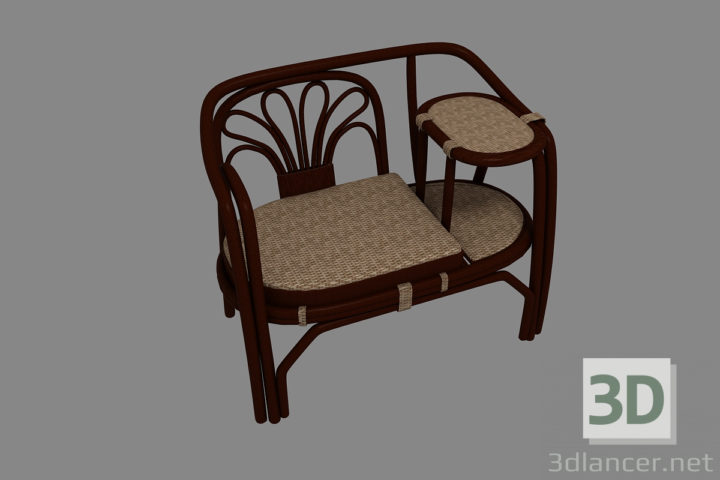 3D-Model 
Rotang couch