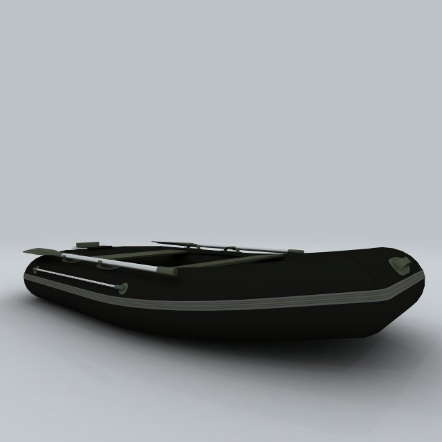 Transportation – Kayaking 01 3D Model