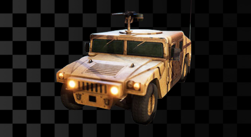 Humvee Military Vehicle Free 3D Model