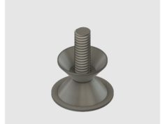 Horizontal filament spool holder 3D Print Model