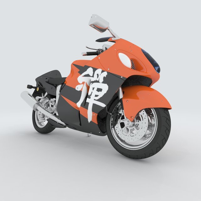 Vehicle Motorcycles 35318 3D Model