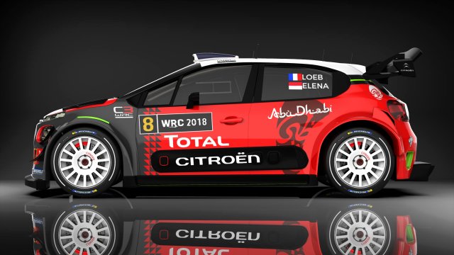 Citroen C3 WRC rally 3D Model