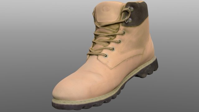 Boot low poly 3D Model