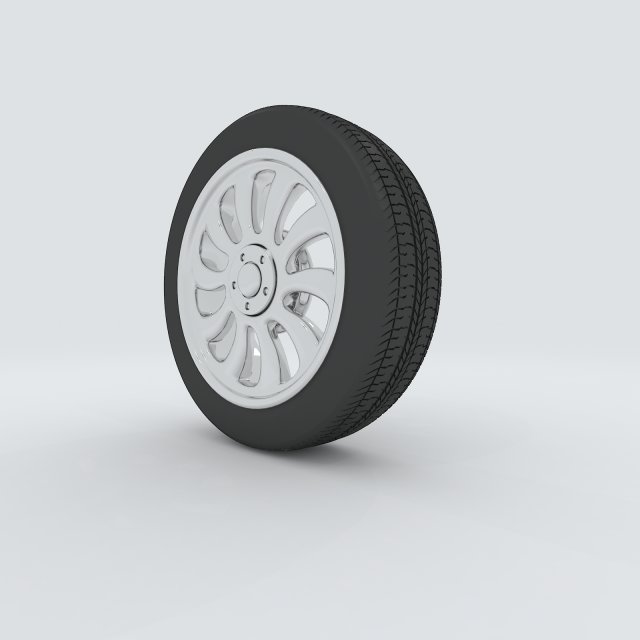 Vehicle tires D7722 3D Model