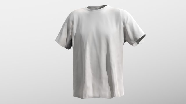 T-shirt low poly 3D Model