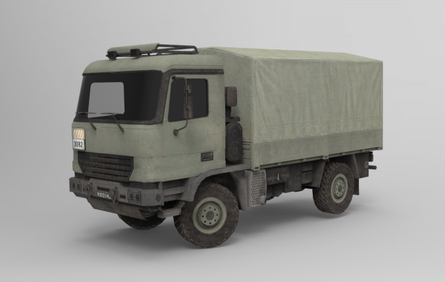 Truck lowpoly 3D Model