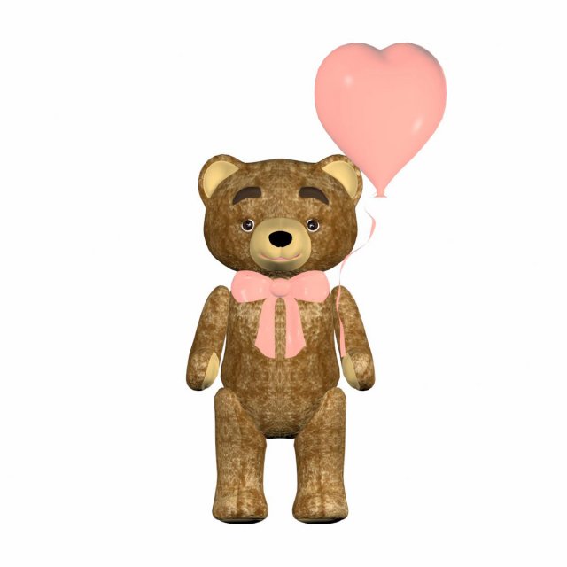 Happy bear Free 3D Model
